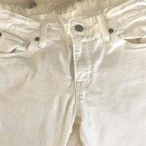 Denim and Supply White Skinny Jeans